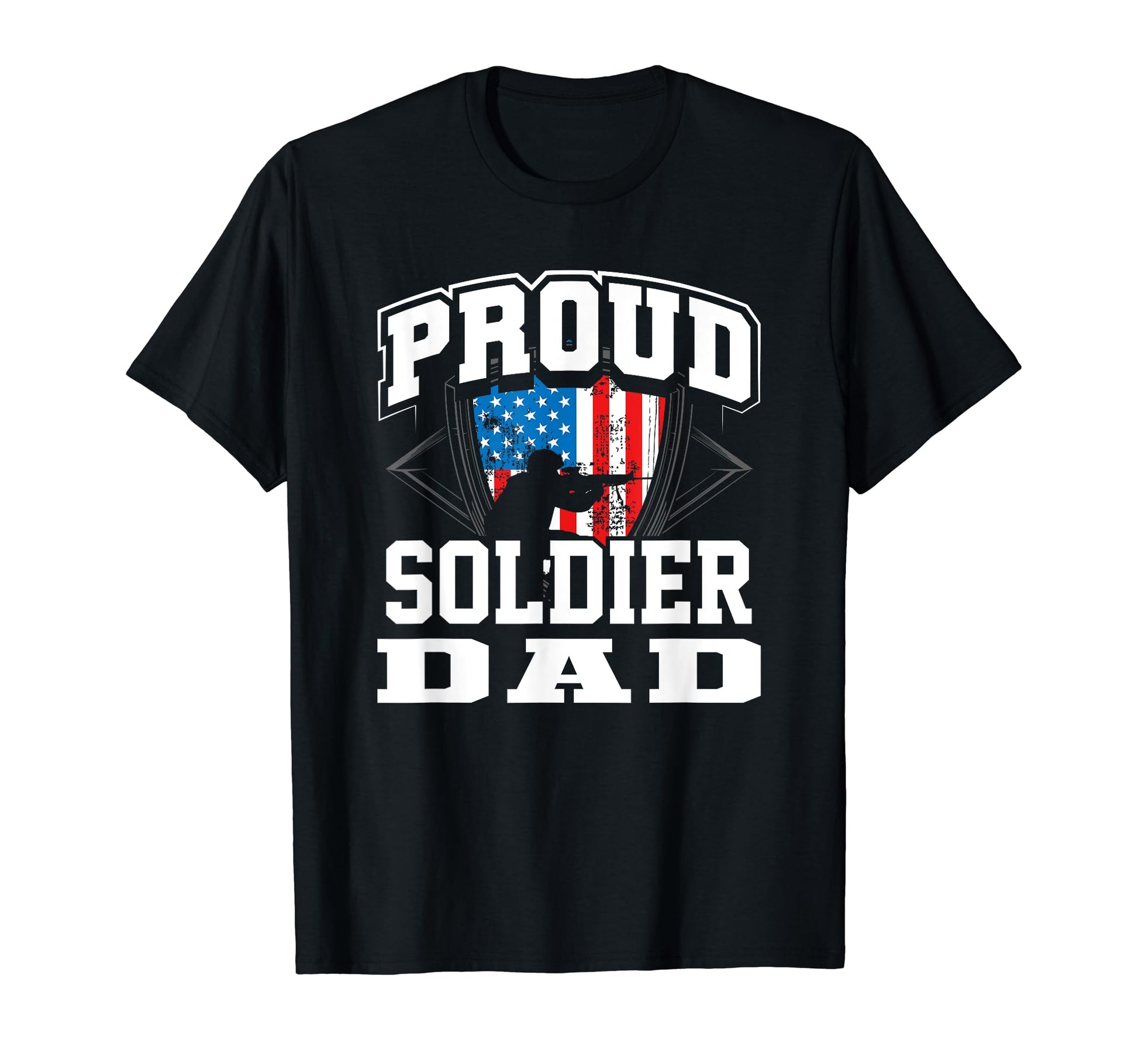 Us Flag My Dad My Soldier Hero Gift T-Shirt - Aesthetic Graphic Unisex - T-Shirt, Sweatshirt, Hoodie