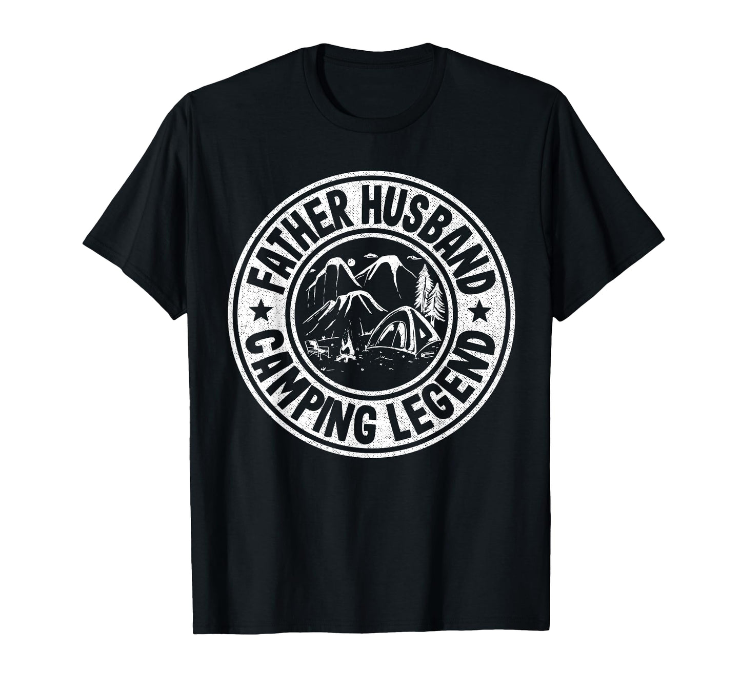 Father Husband Camping Legend Rv Camper T-Shirt - Novelty Apparel Unisex - T-Shirt, Sweatshirt, Hoodie
