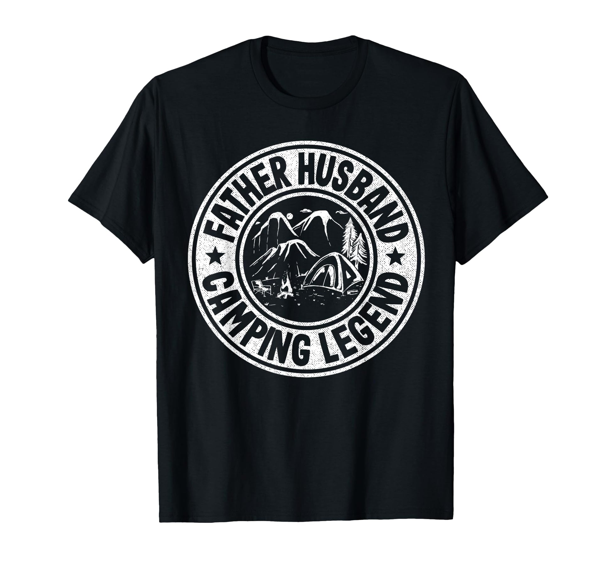 Father Husband Camping Legend Rv Camper T-Shirt - Novelty Apparel Unisex - T-Shirt, Sweatshirt, Hoodie