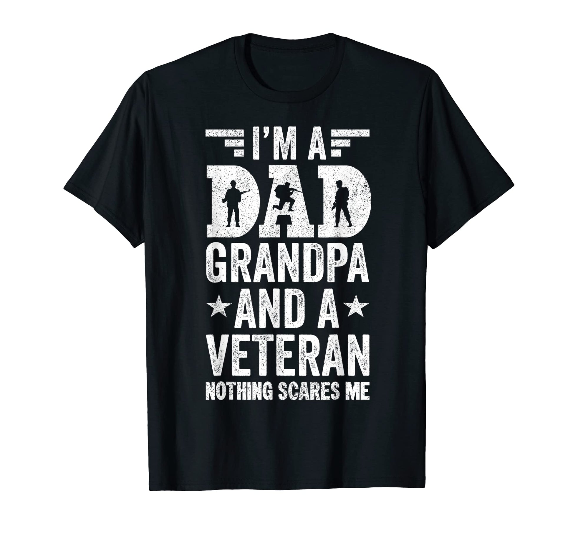 Proud Veteran Dad And Grandpa Army T-Shirt - Custom Art Print Unisex - T-Shirt, Sweatshirt, Hoodie