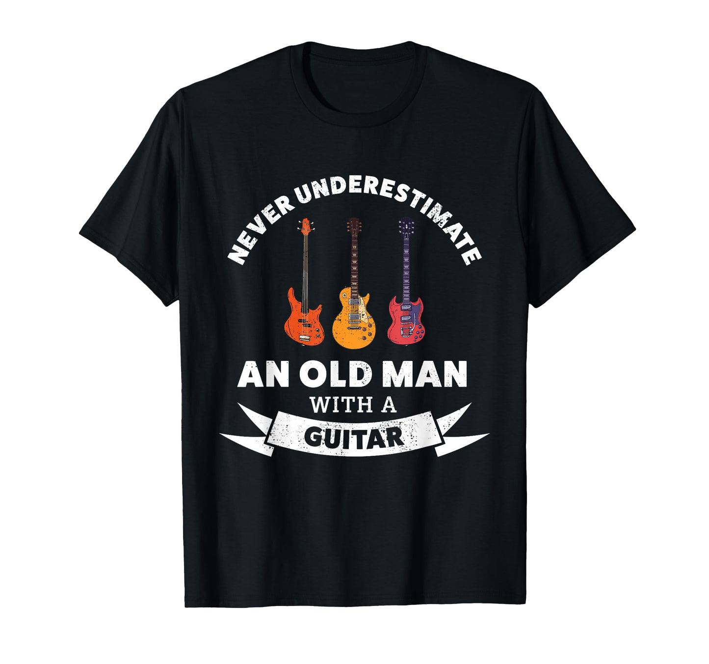 Old Guitar Funny Music Gift T-Shirt - Streetwear Style for Adults - T-Shirt, Sweatshirt, Hoodie