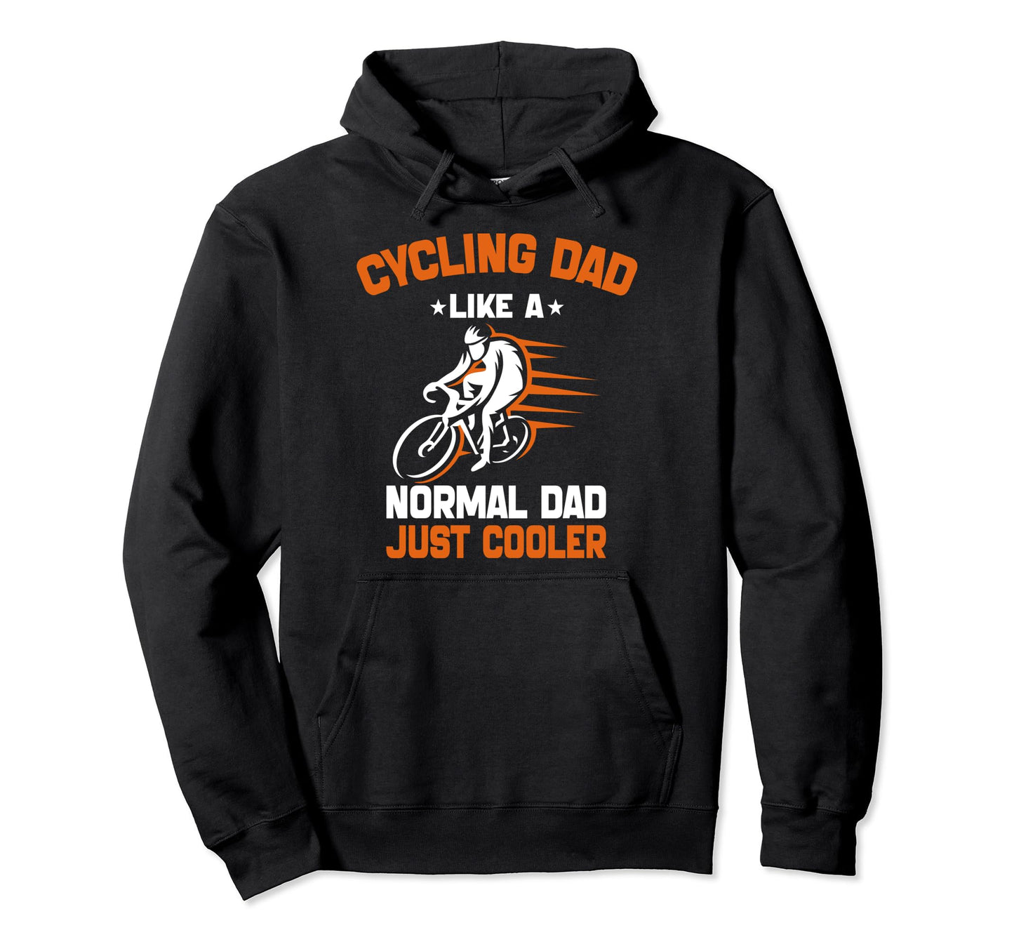 Cycling Dad Like Normal Dad Just Cooler Hoodie - Minimalist Print Unisex - T-Shirt, Sweatshirt, Hoodie