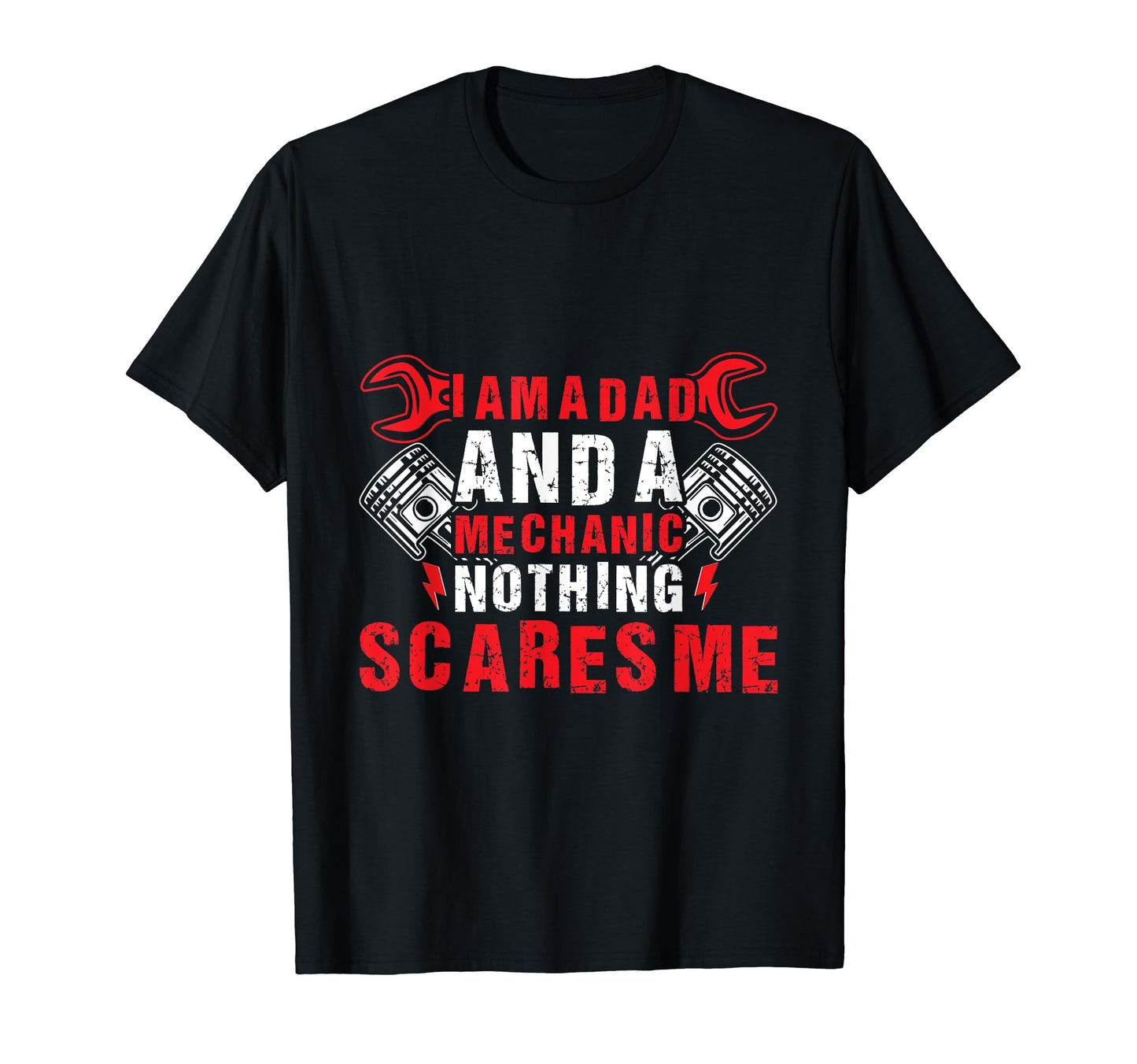 Mechanic Dad Car Motorcycle T-Shirt - Fun Novelty Design Men Women - T-Shirt, Sweatshirt, Hoodie