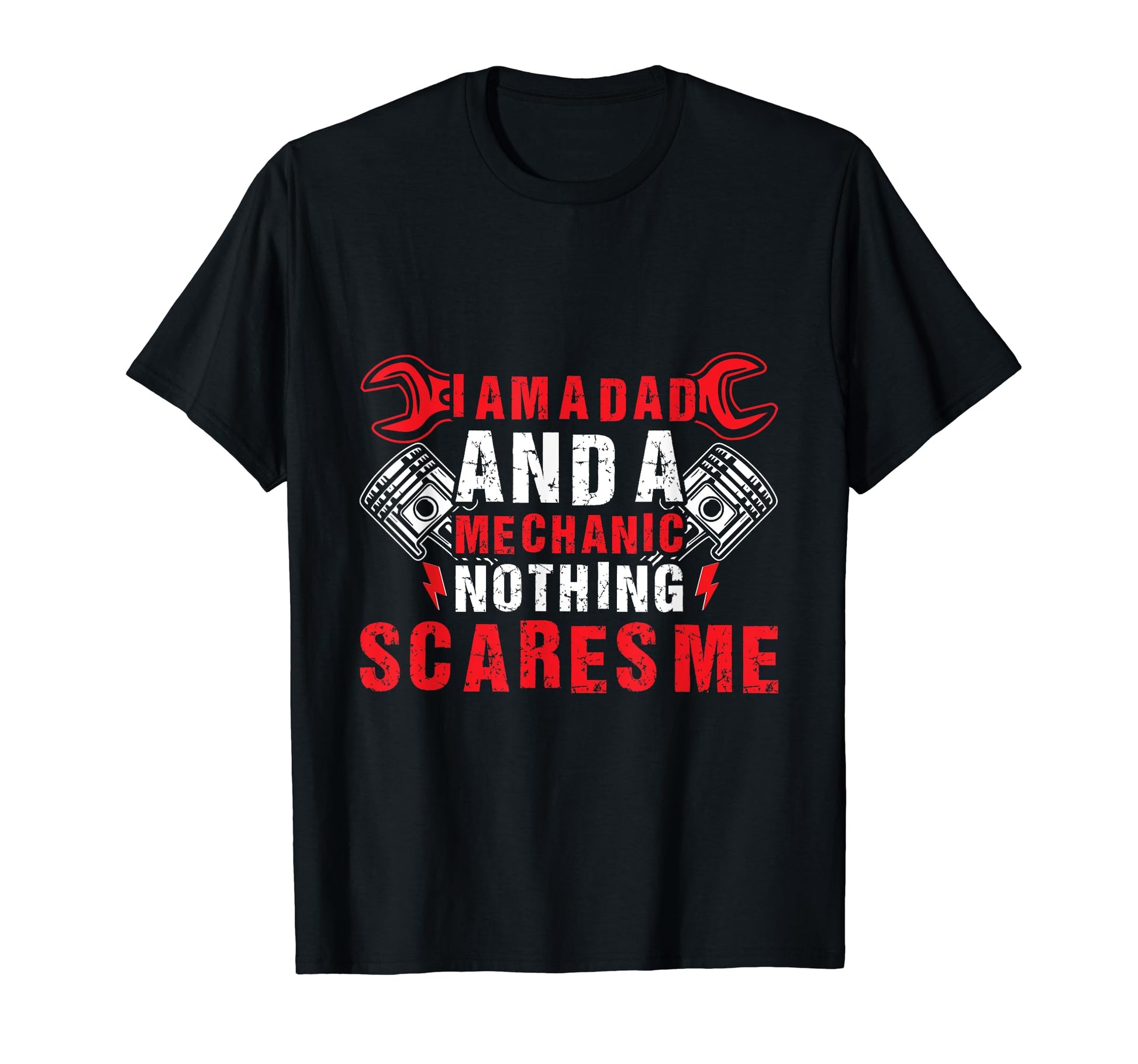 Mechanic Dad Car Motorcycle T-Shirt - Fun Novelty Design Men Women - T-Shirt, Sweatshirt, Hoodie