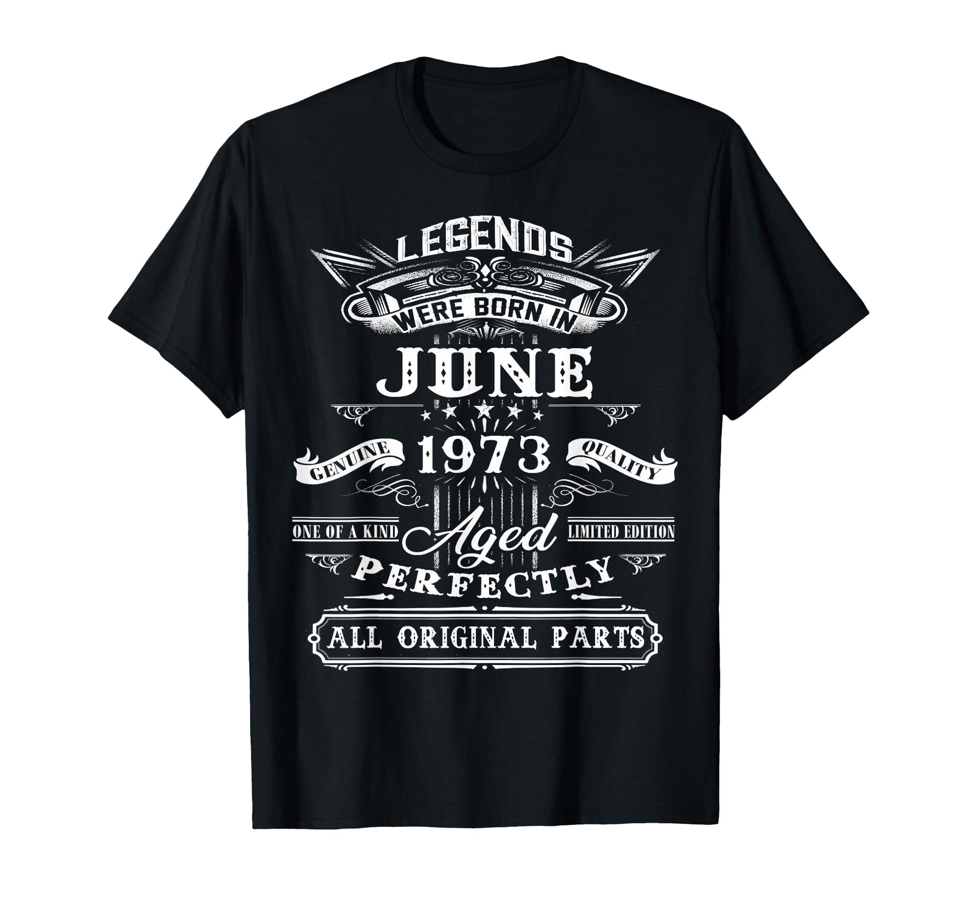 Legend Born June 1973 53Rd Birthday T-Shirt - Custom Art Print for Adults - T-Shirt, Sweatshirt, Hoodie