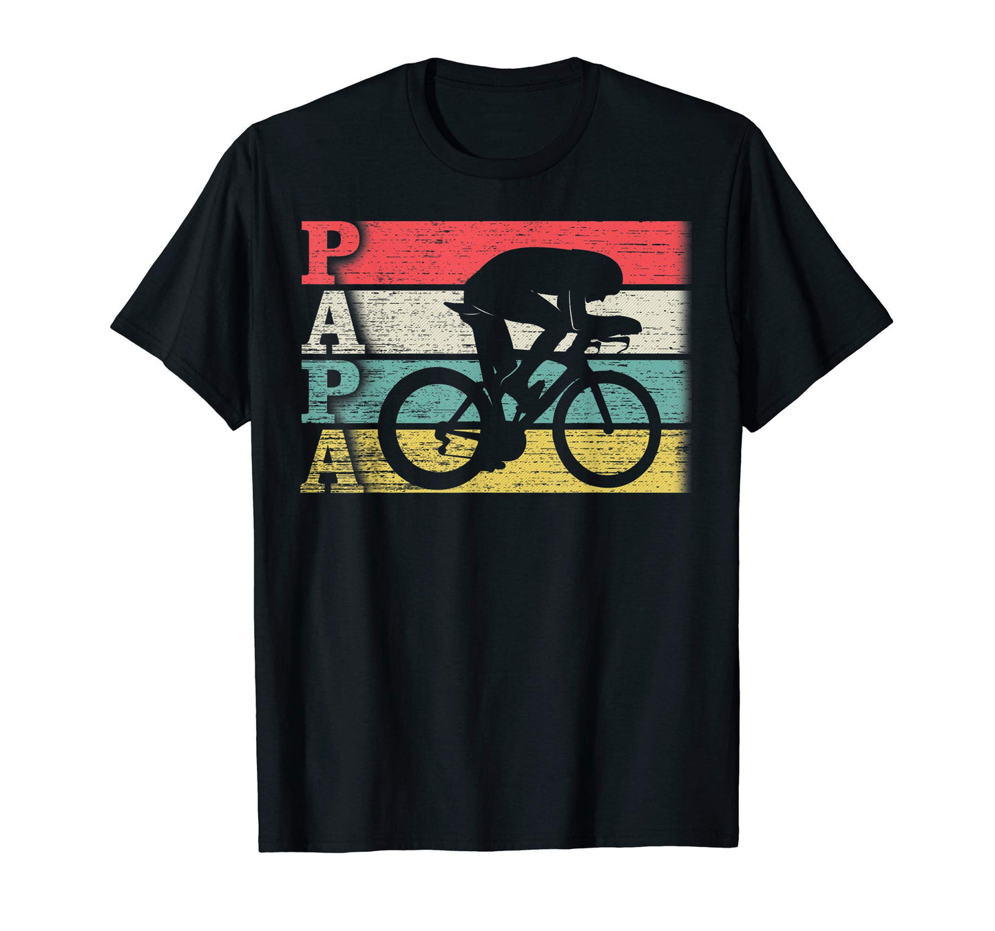 Cycling Papa Cyclist Bike Rider T-Shirt - Custom Art Print Unisex - T-Shirt, Sweatshirt, Hoodie