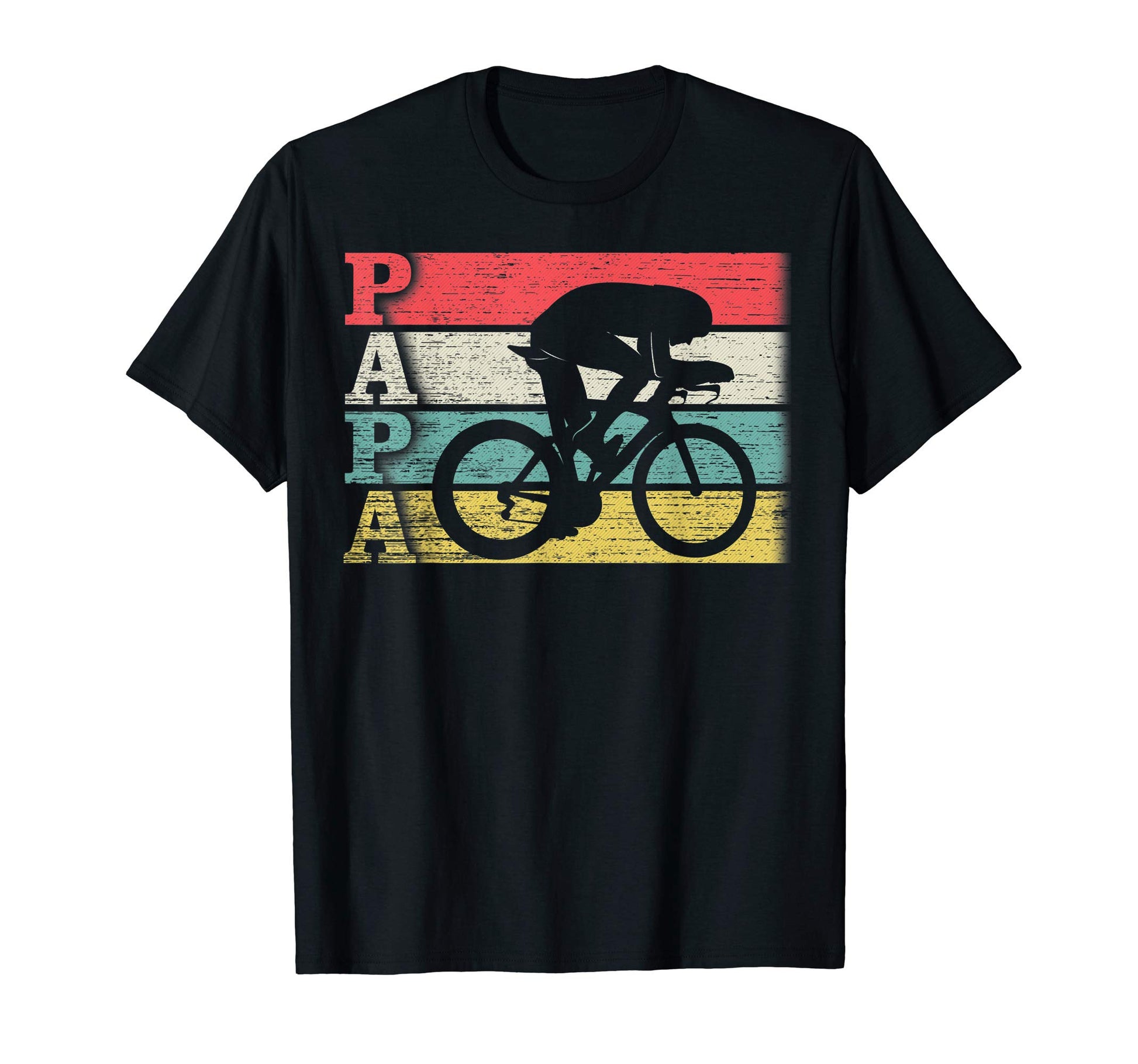 Cycling Papa Cyclist Bike Rider T-Shirt - Custom Art Print Unisex - T-Shirt, Sweatshirt, Hoodie