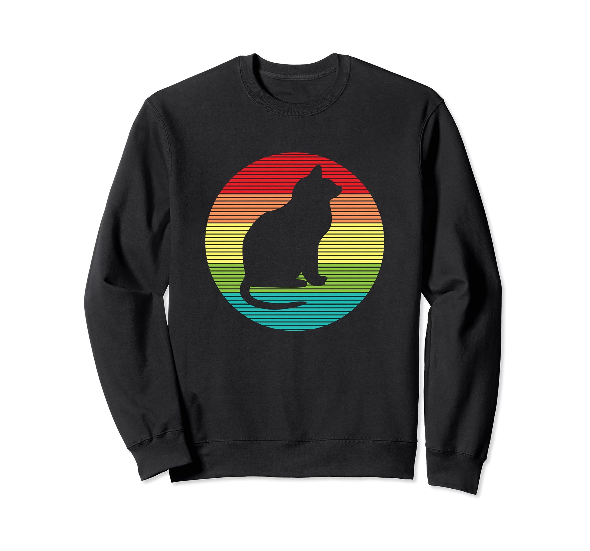 Cat Lover Colorful Pop Culture Gift Sweatshirt - Trendy Graphic Unisex - T-Shirt, Sweatshirt, Hoodie