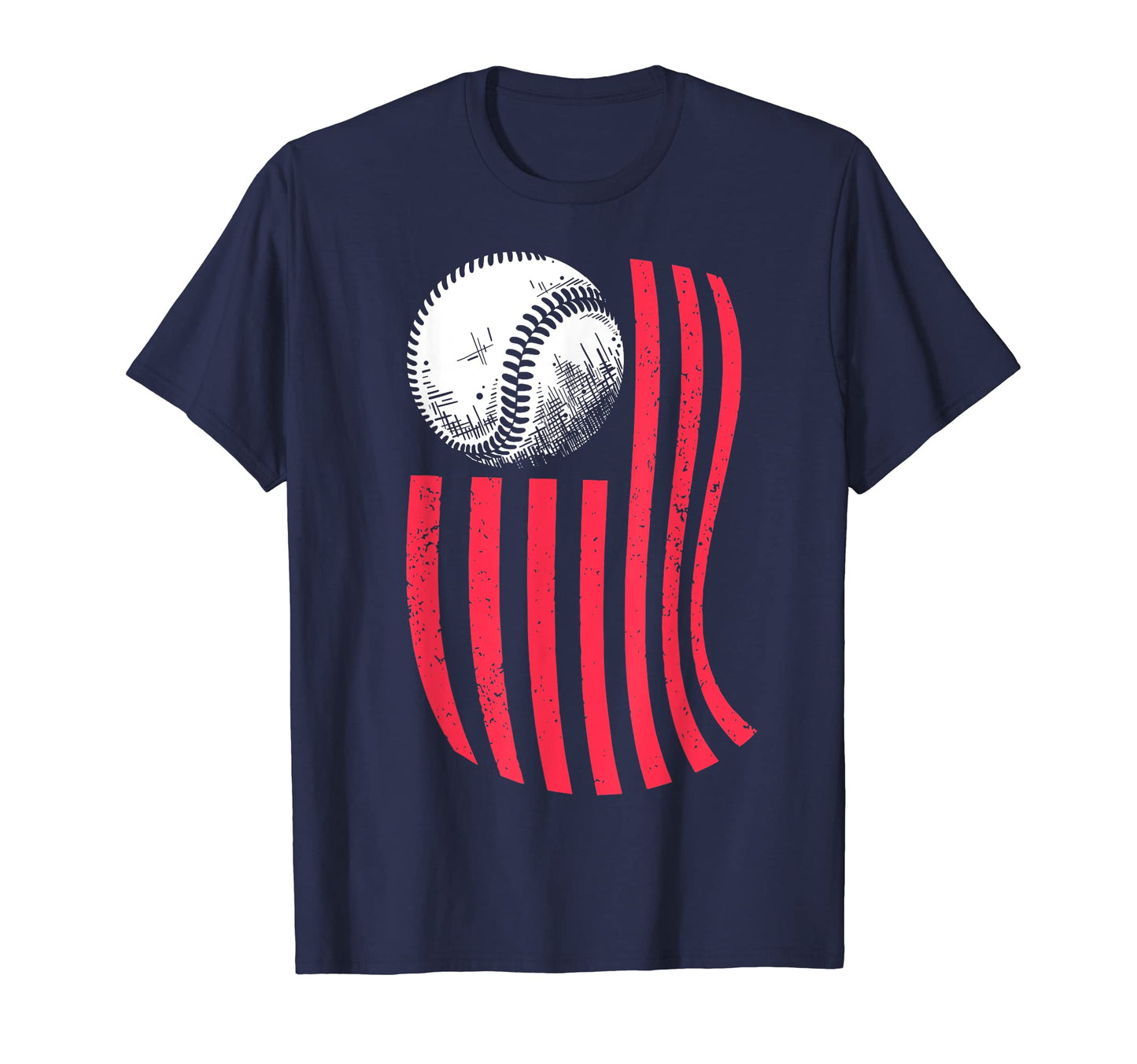 American Flag Baseball Team Gift Teens T-Shirt - Unique Graphic Unisex - T-Shirt, Sweatshirt, Hoodie