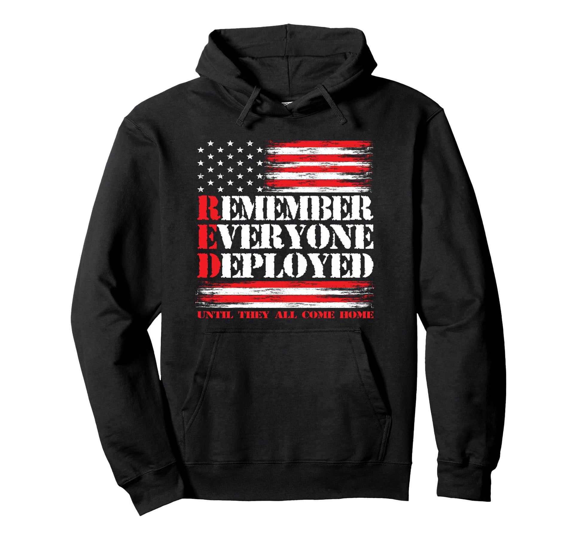 Red Friday Military Friday We Wear Red Hoodie - Trendy Graphic for Adults - T-Shirt, Sweatshirt, Hoodie