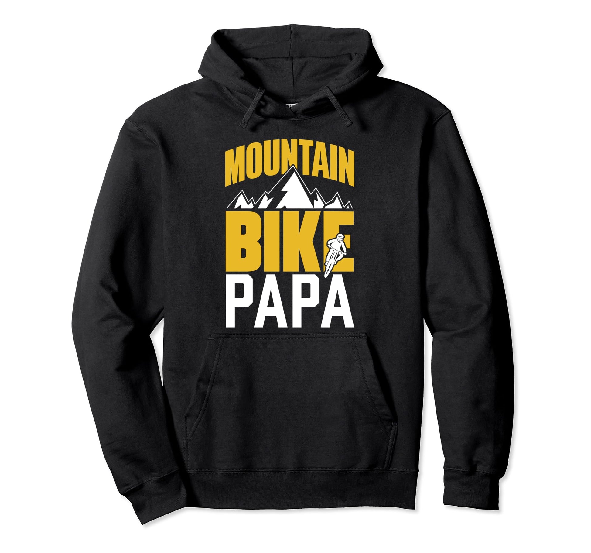 Mountain Bike Papa Mtb Biking Hoodie - Custom Art Print Men Women - T-Shirt, Sweatshirt, Hoodie