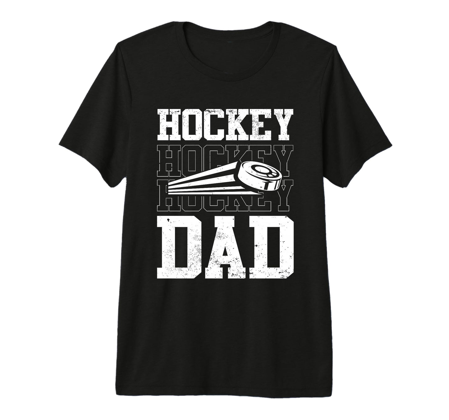 Ice Hockey Dad Tri Blend T-Shirt - Trendy Graphic Men Women - T-Shirt, Sweatshirt, Hoodie