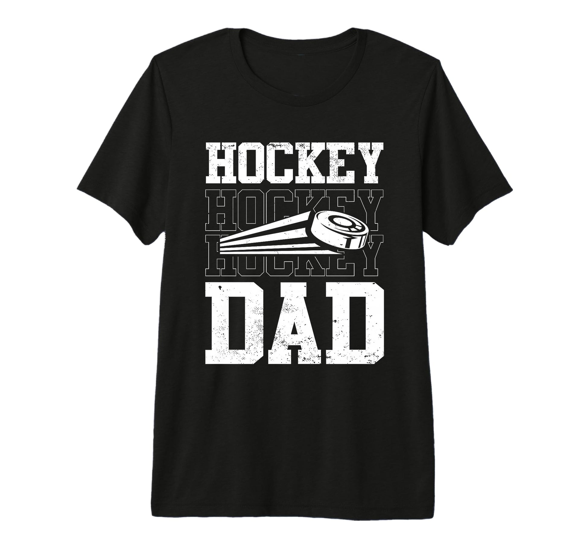 Ice Hockey Dad Tri Blend T-Shirt - Trendy Graphic Men Women - T-Shirt, Sweatshirt, Hoodie