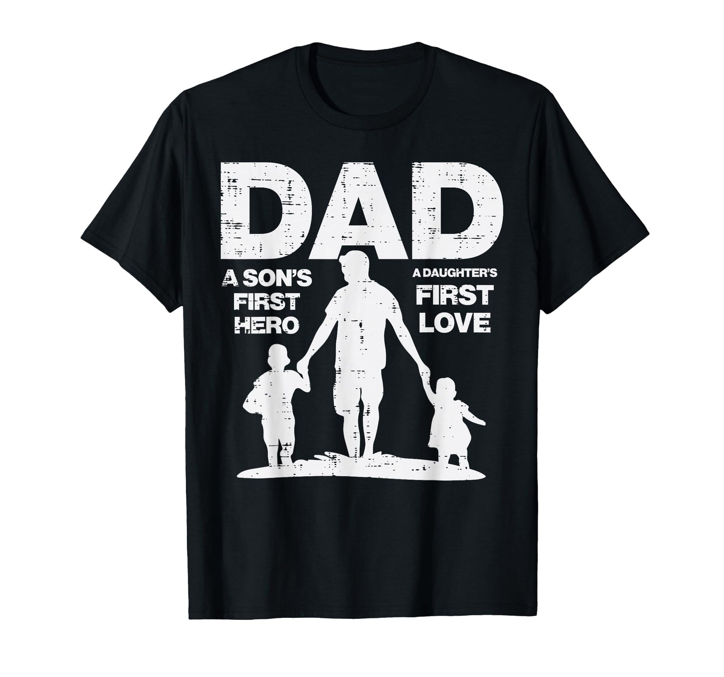 Dad Sons Hero First Daughter Love T-Shirt - Aesthetic Graphic Men Women - T-Shirt, Sweatshirt, Hoodie