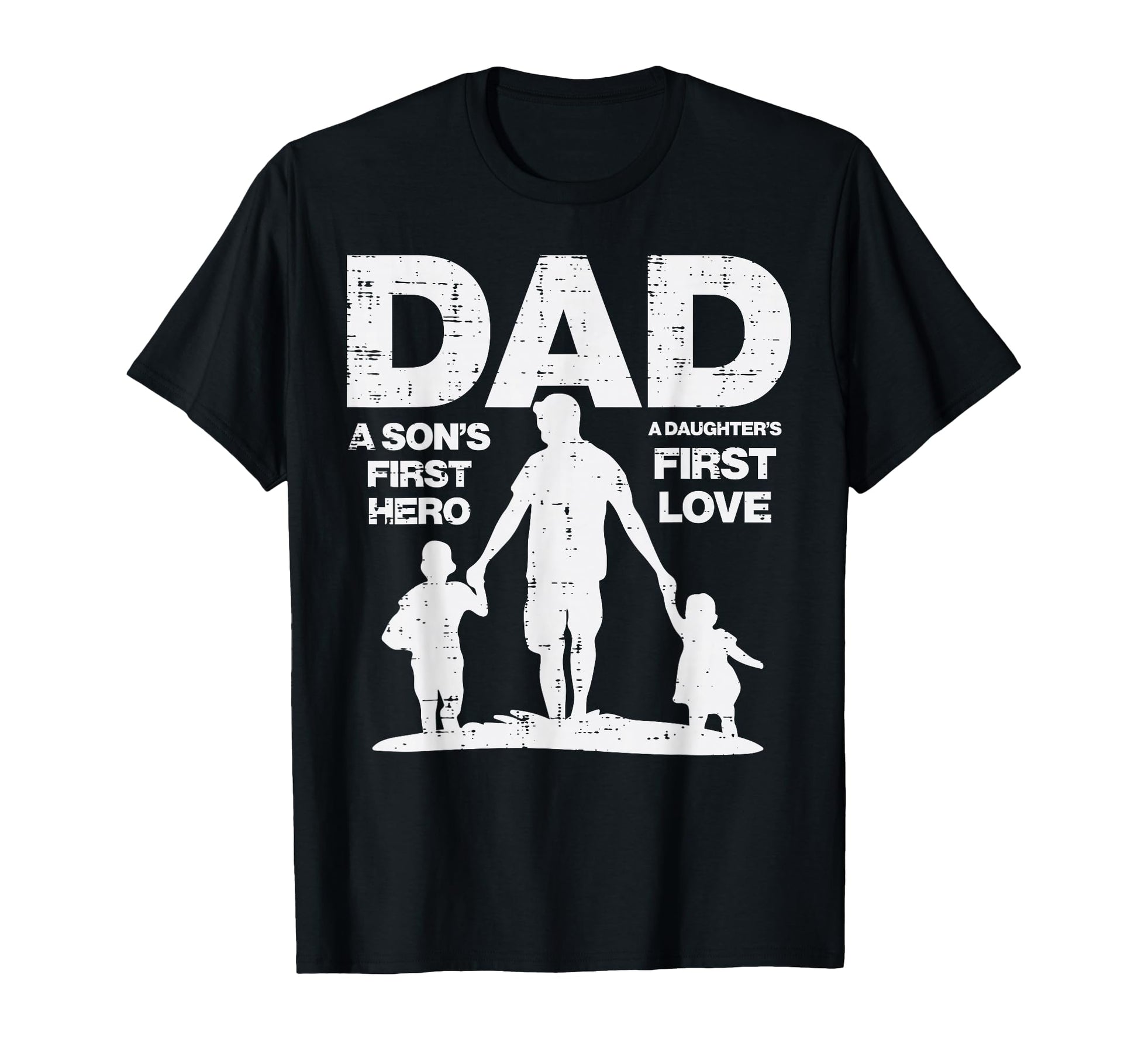 Dad Sons Hero First Daughter Love T-Shirt - Aesthetic Graphic Men Women - T-Shirt, Sweatshirt, Hoodie