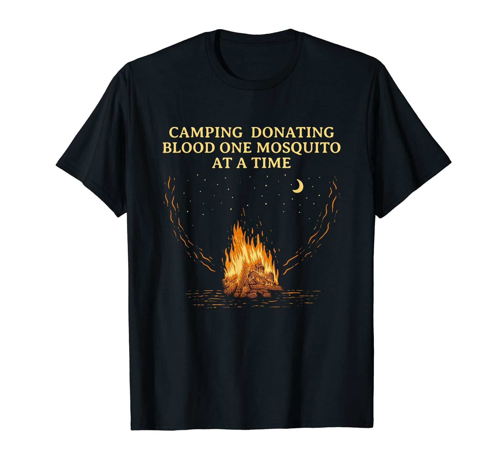 Donating Blood One Mosquito Camping Funny T-Shirt - Unique Graphic Unisex - T-Shirt, Sweatshirt, Hoodie