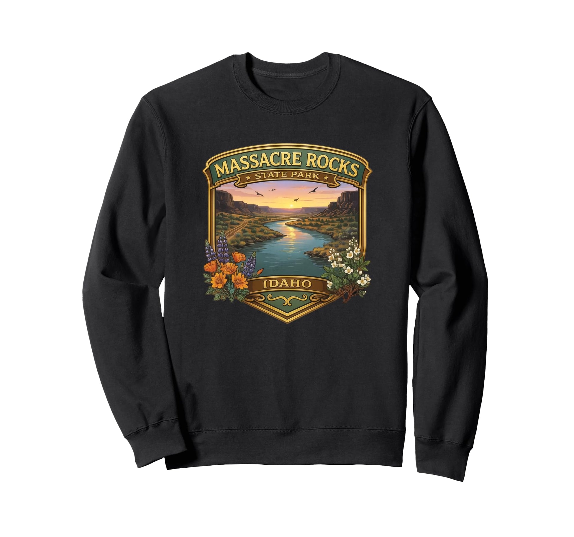 Massacre Rocks State Park Idaho Sweatshirt - Aesthetic Graphic Unisex - T-Shirt, Sweatshirt, Hoodie
