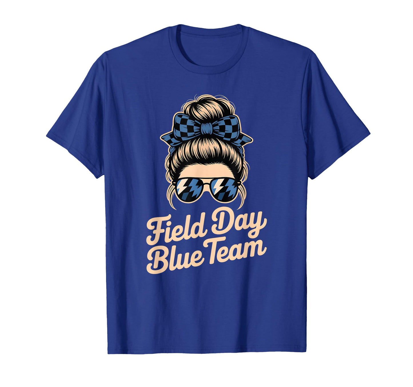 Field Day Blue Team Vibes Only Summer T-Shirt - Aesthetic Graphic Unisex - T-Shirt, Sweatshirt, Hoodie