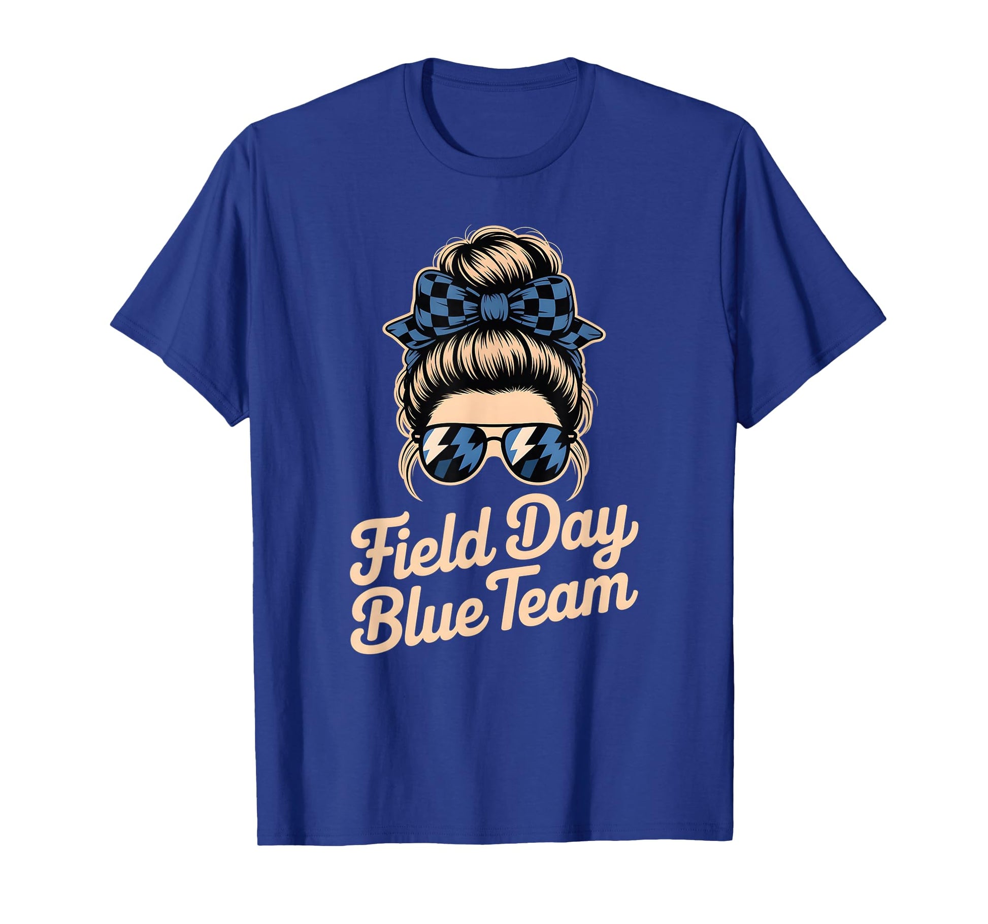Field Day Blue Team Vibes Only Summer T-Shirt - Aesthetic Graphic Unisex - T-Shirt, Sweatshirt, Hoodie