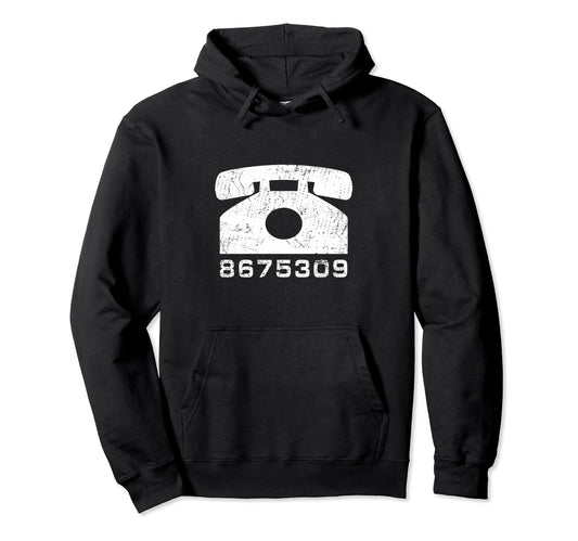 8675309 Funny 80S Hoodie - Unique Graphic Men Women - T-Shirt, Sweatshirt, Hoodie