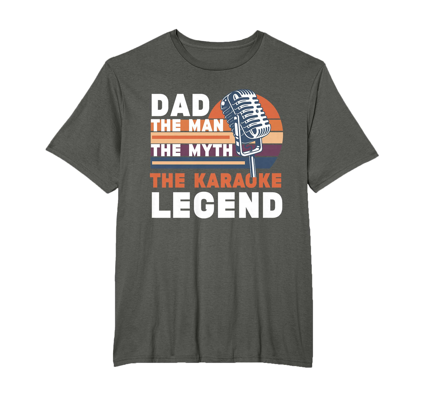 Funny Karaoke Dad Myth Karaoke Legend T-Shirt - Custom Art Print Men Women - T-Shirt, Sweatshirt, Hoodie