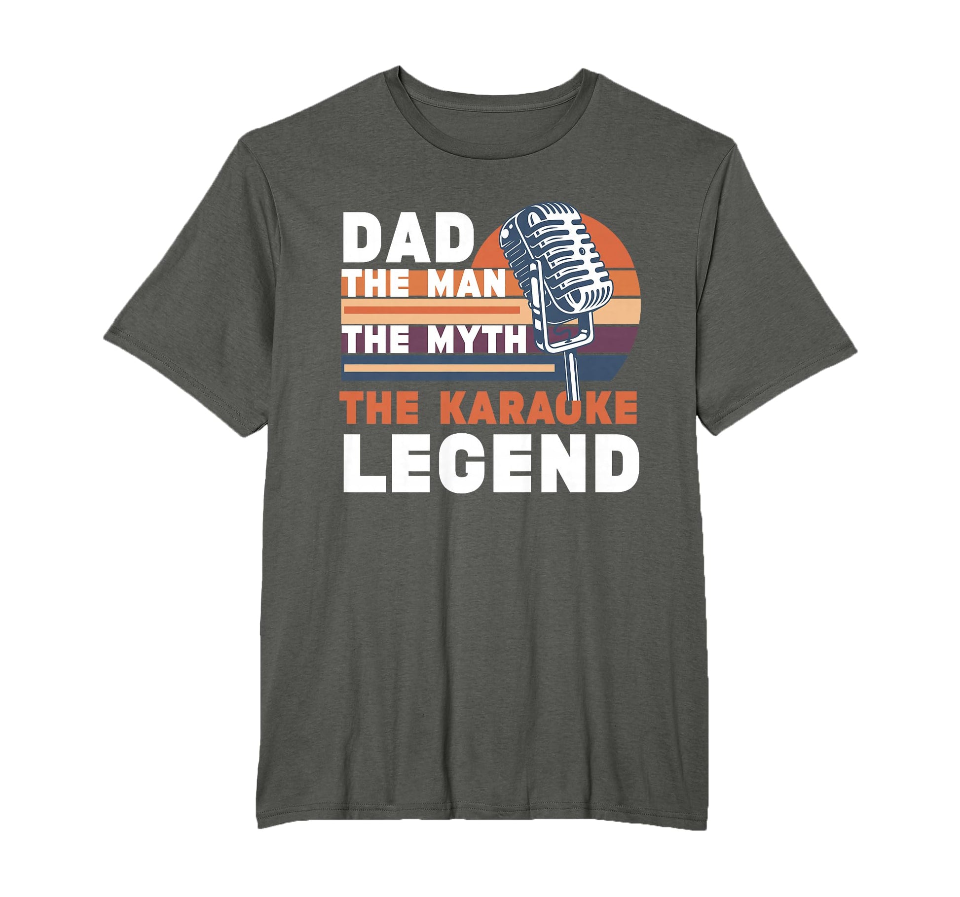 Funny Karaoke Dad Myth Karaoke Legend T-Shirt - Custom Art Print Men Women - T-Shirt, Sweatshirt, Hoodie