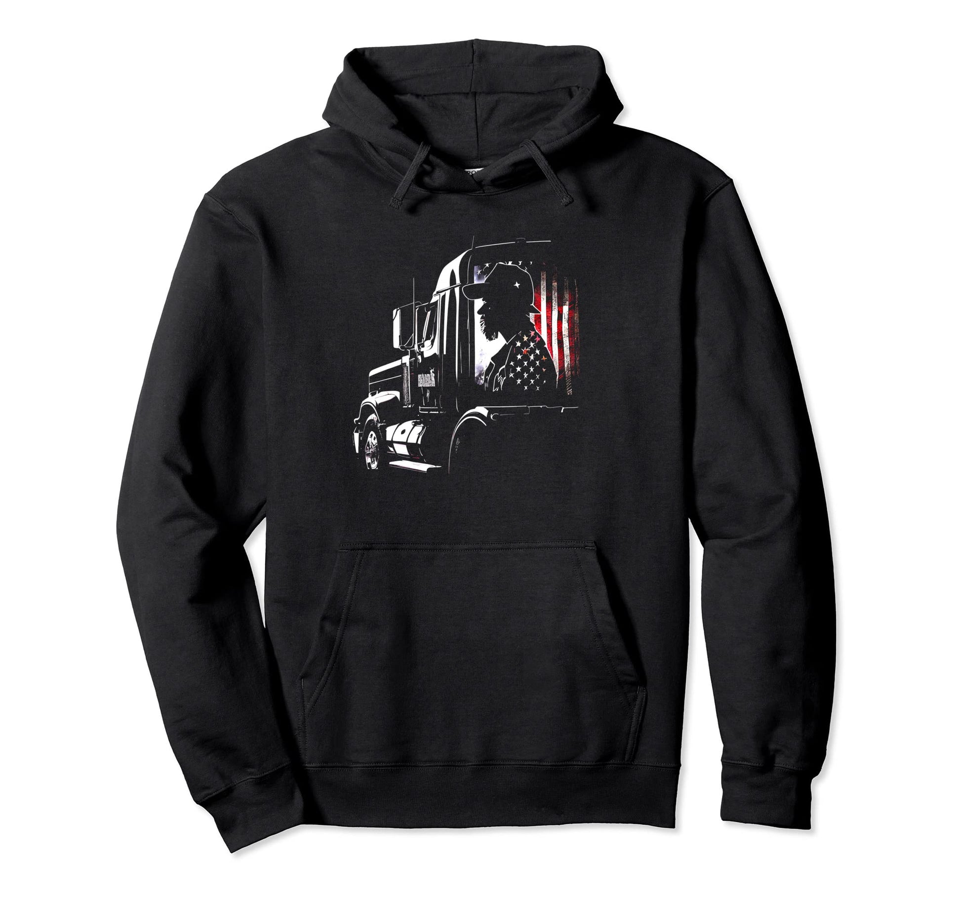 Funny Trucker American Big Rigs Diesel Hoodie - Aesthetic Graphic Unisex - T-Shirt, Sweatshirt, Hoodie