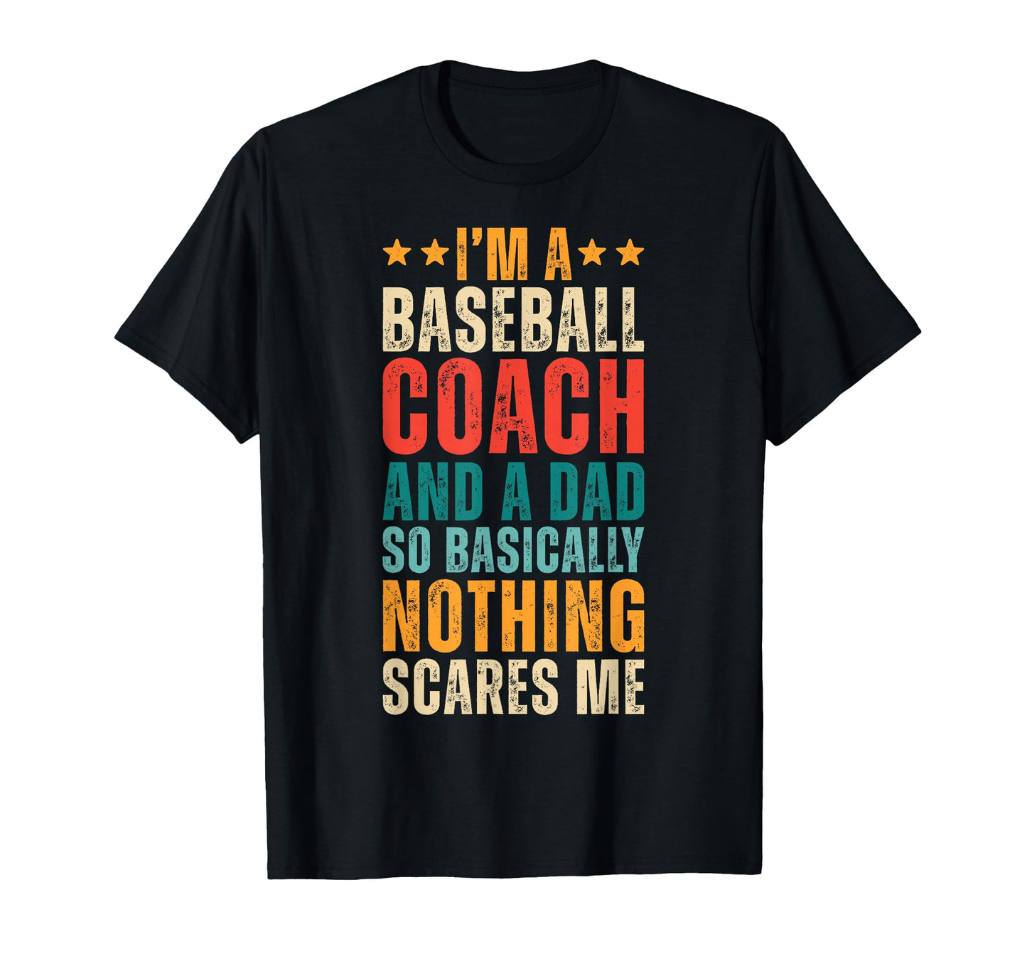 Baseball Coach And Dad Funny Father T-Shirt - Minimalist Print Men Women - T-Shirt, Sweatshirt, Hoodie