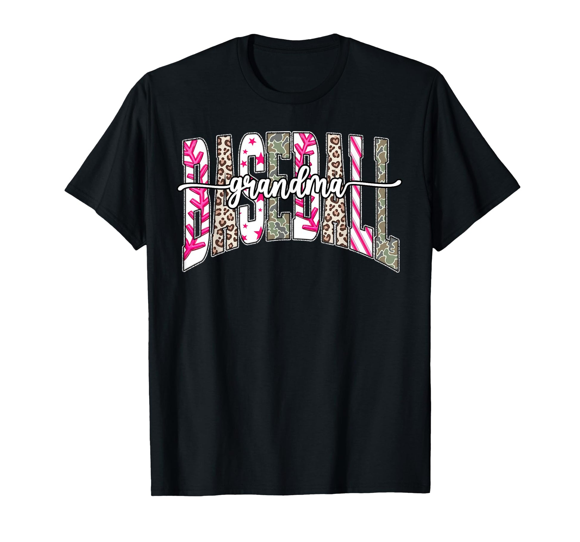 Basketball Grandma Game Day Stripes T-Shirt - Minimalist Print for Adults - T-Shirt, Sweatshirt, Hoodie