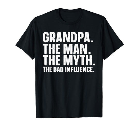 Best Grandpa Art Dad Papa Grandparent T-Shirt - Trendy Graphic for Adults - T-Shirt, Sweatshirt, Hoodie