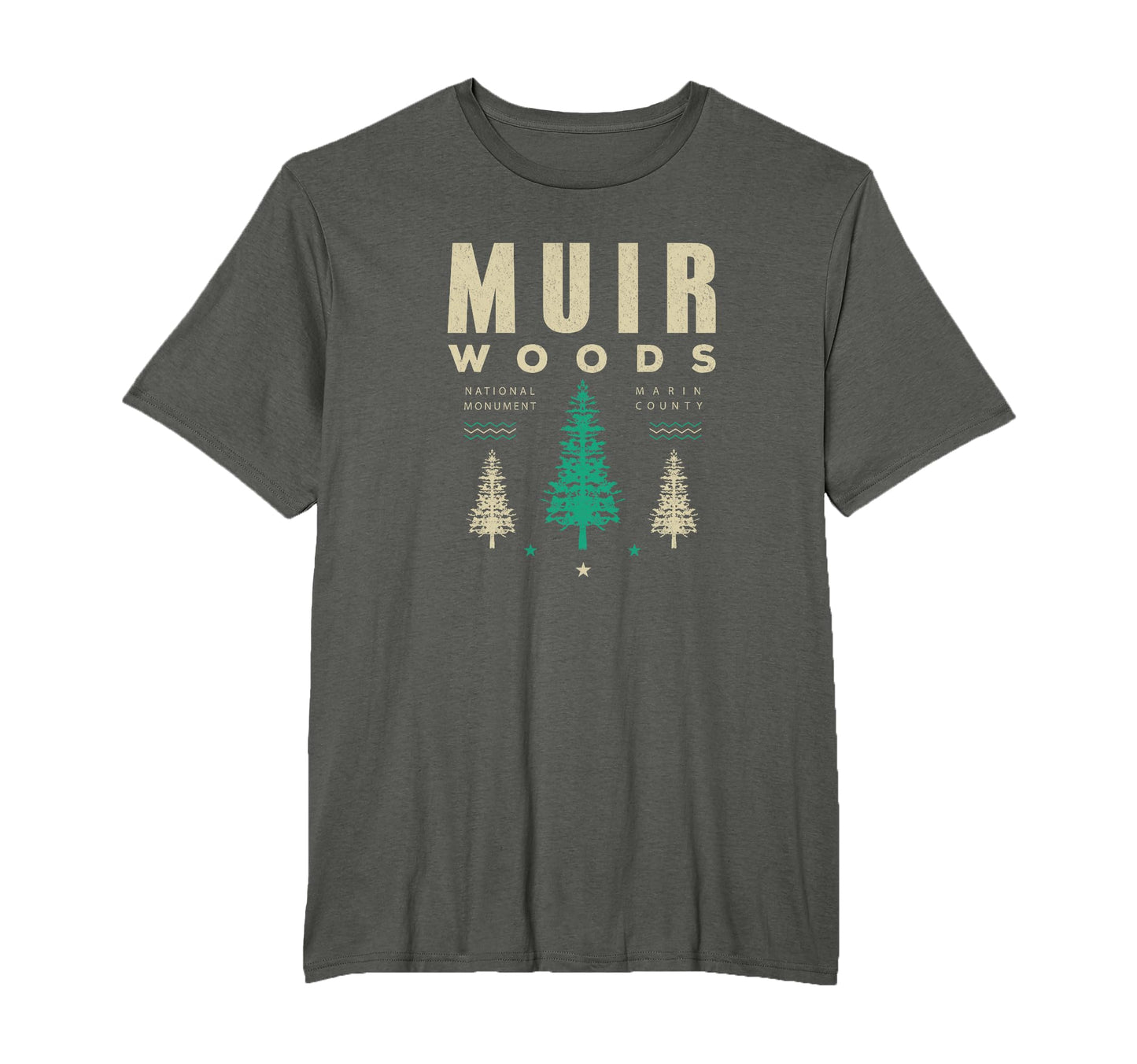 Muir Woods National Park Hiking Camping T-Shirt - Minimalist Print Unisex - T-Shirt, Sweatshirt, Hoodie
