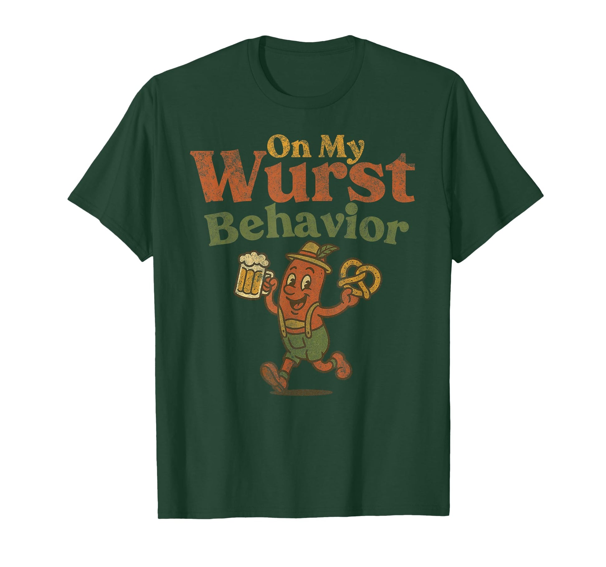 My Wurst Behavior German T-Shirt - Fun Novelty Design for Adults - T-Shirt, Sweatshirt, Hoodie