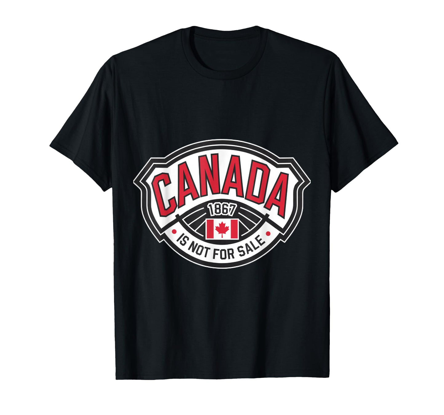 Canada Is Not Sale 1867 Dad Flag Golf T-Shirt - Unique Graphic for Adults - T-Shirt, Sweatshirt, Hoodie