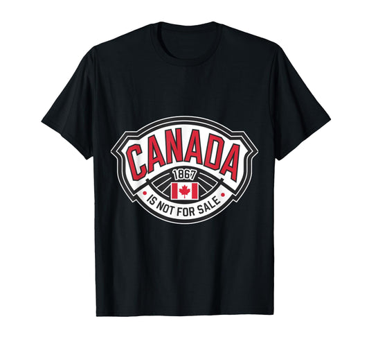 Canada Is Not Sale 1867 Dad Flag Golf T-Shirt - Unique Graphic for Adults - T-Shirt, Sweatshirt, Hoodie