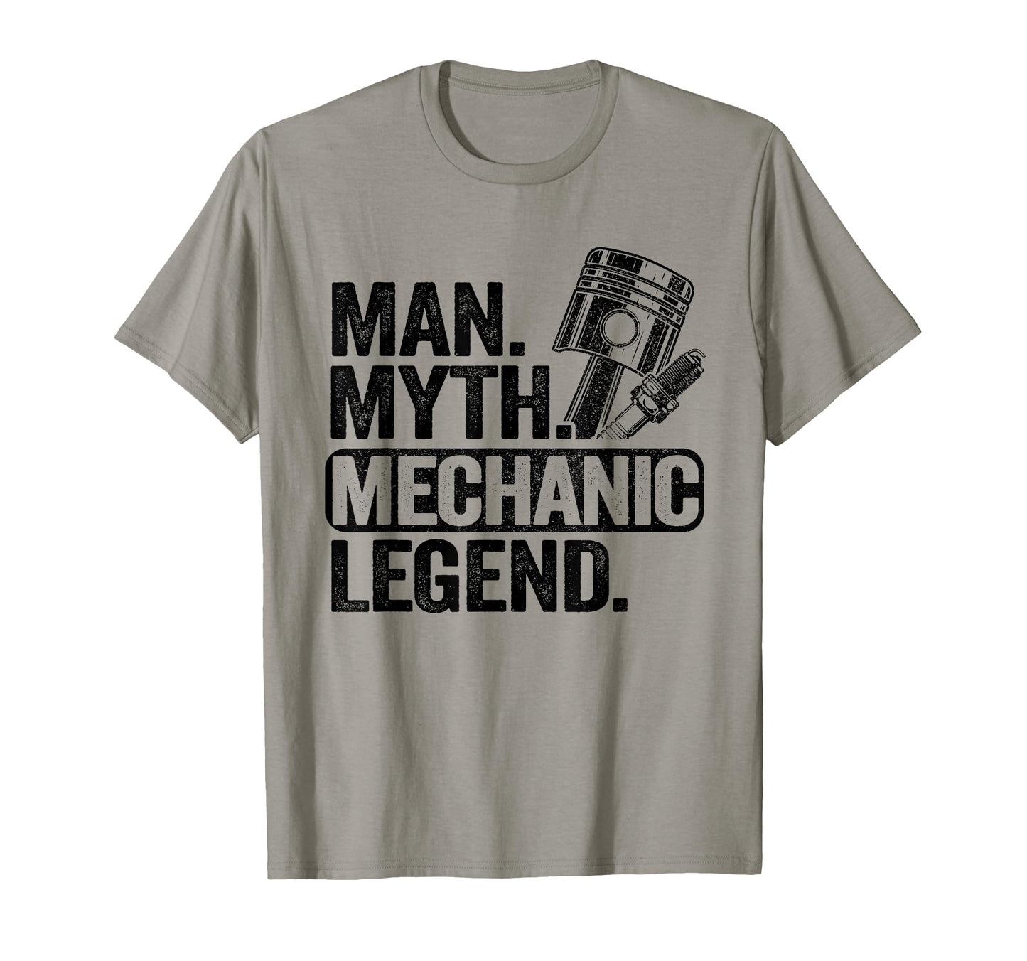 Myth Mechanic Legend Car Guy Garage T-Shirt - Custom Art Print for Adults - T-Shirt, Sweatshirt, Hoodie