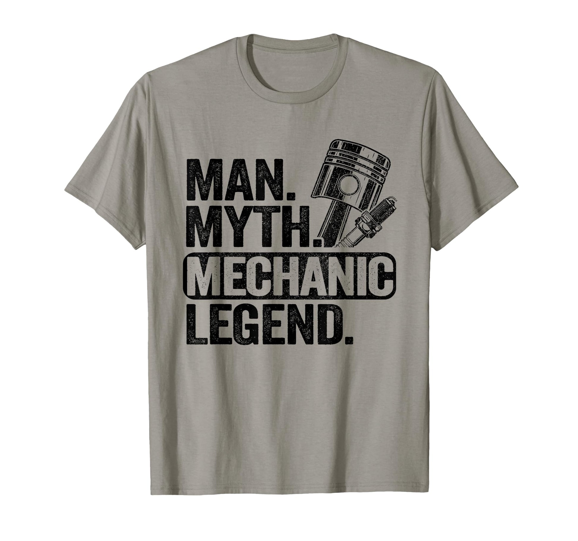 Myth Mechanic Legend Car Guy Garage T-Shirt - Custom Art Print for Adults - T-Shirt, Sweatshirt, Hoodie