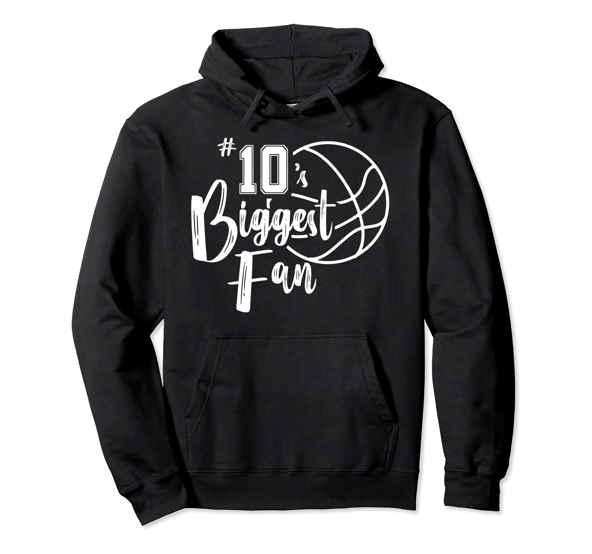 Number 10S Biggest Fan Basketball Player Hoodie - Unique Graphic Unisex - T-Shirt, Sweatshirt, Hoodie