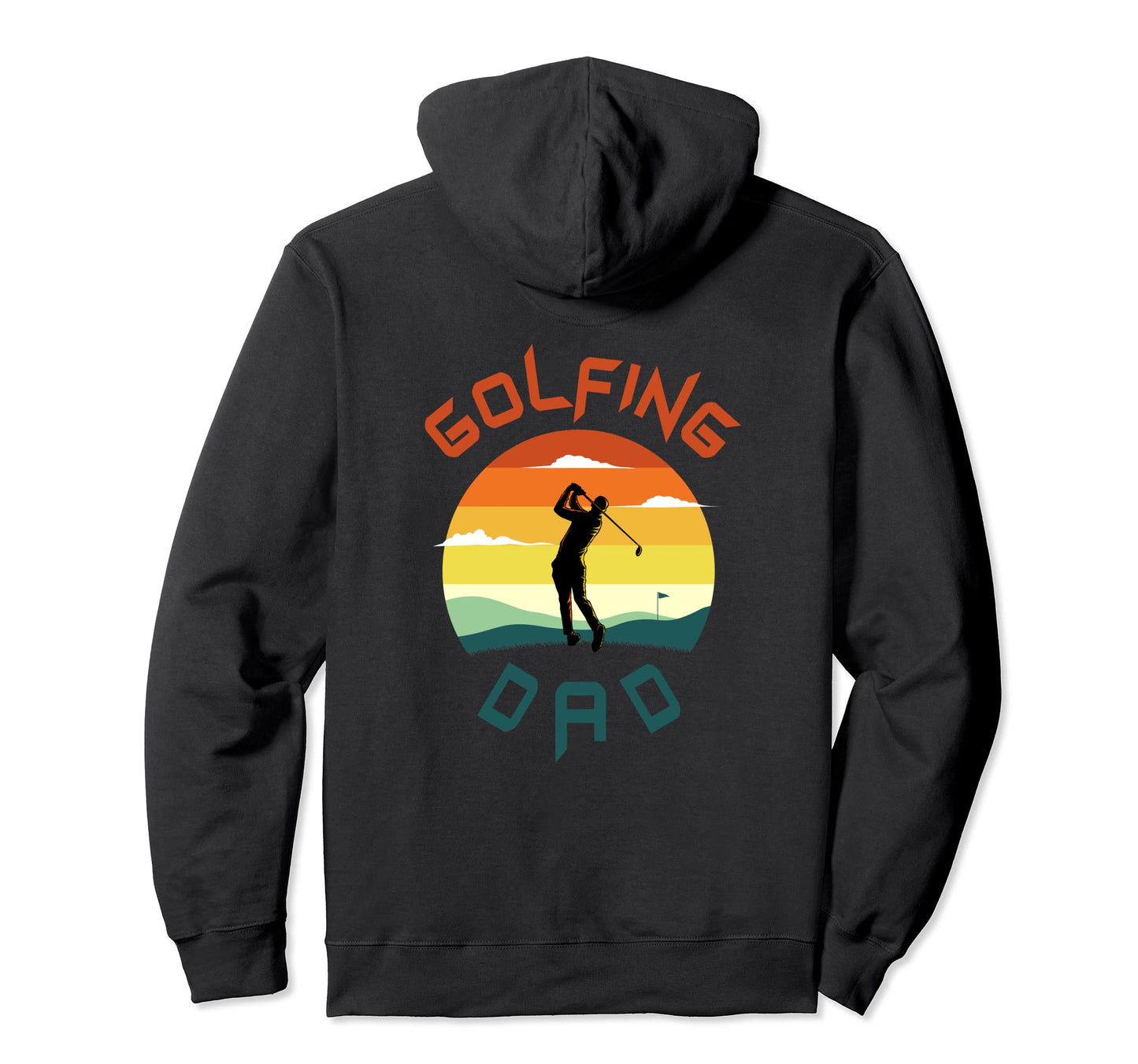 Golf Player Golfing Dad Golfer Golf Hoodie - Minimalist Print Men Women - T-Shirt, Sweatshirt, Hoodie