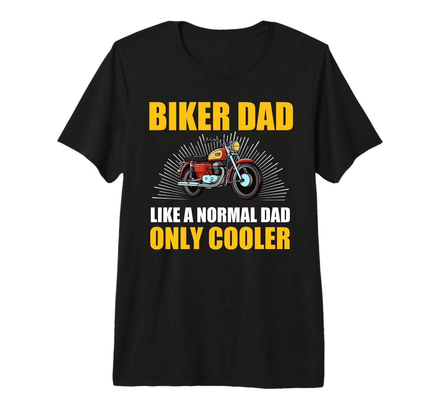 Funny Motorcycle Dad Grandpa Motorbike T-Shirt - Trendy Graphic for Adults - T-Shirt, Sweatshirt, Hoodie