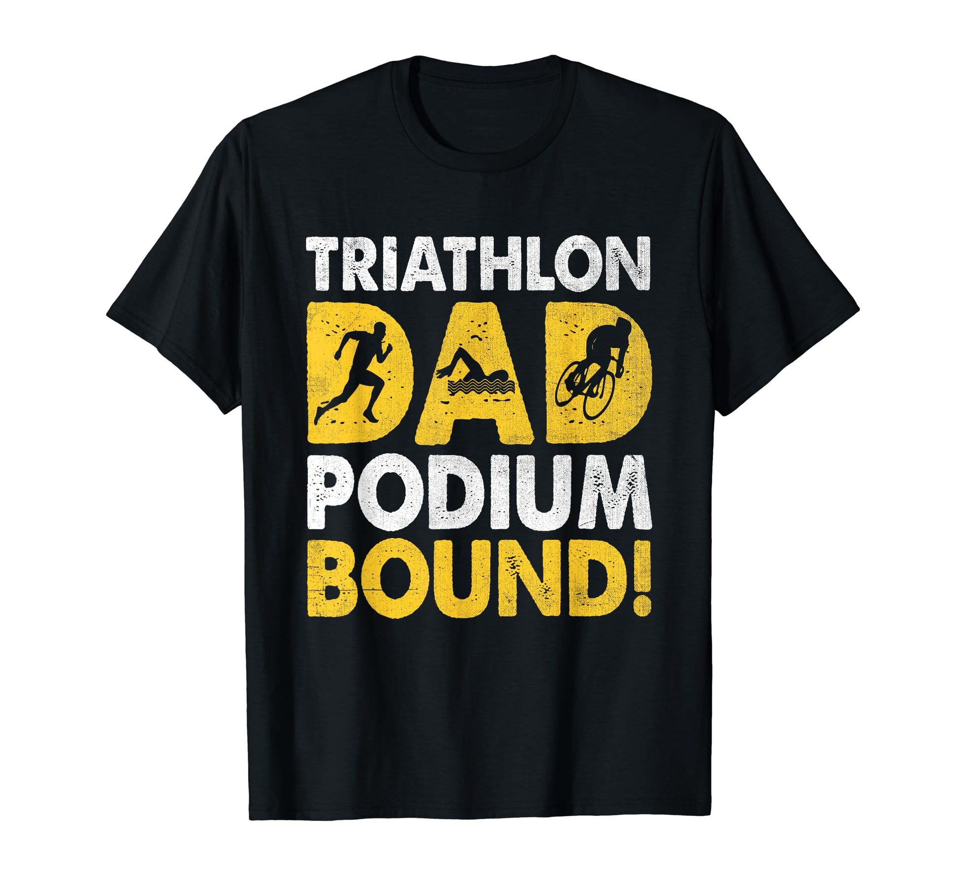 Triathlon Dad Swim Bike Run T-Shirt - Fun Novelty Design Men Women - T-Shirt, Sweatshirt, Hoodie