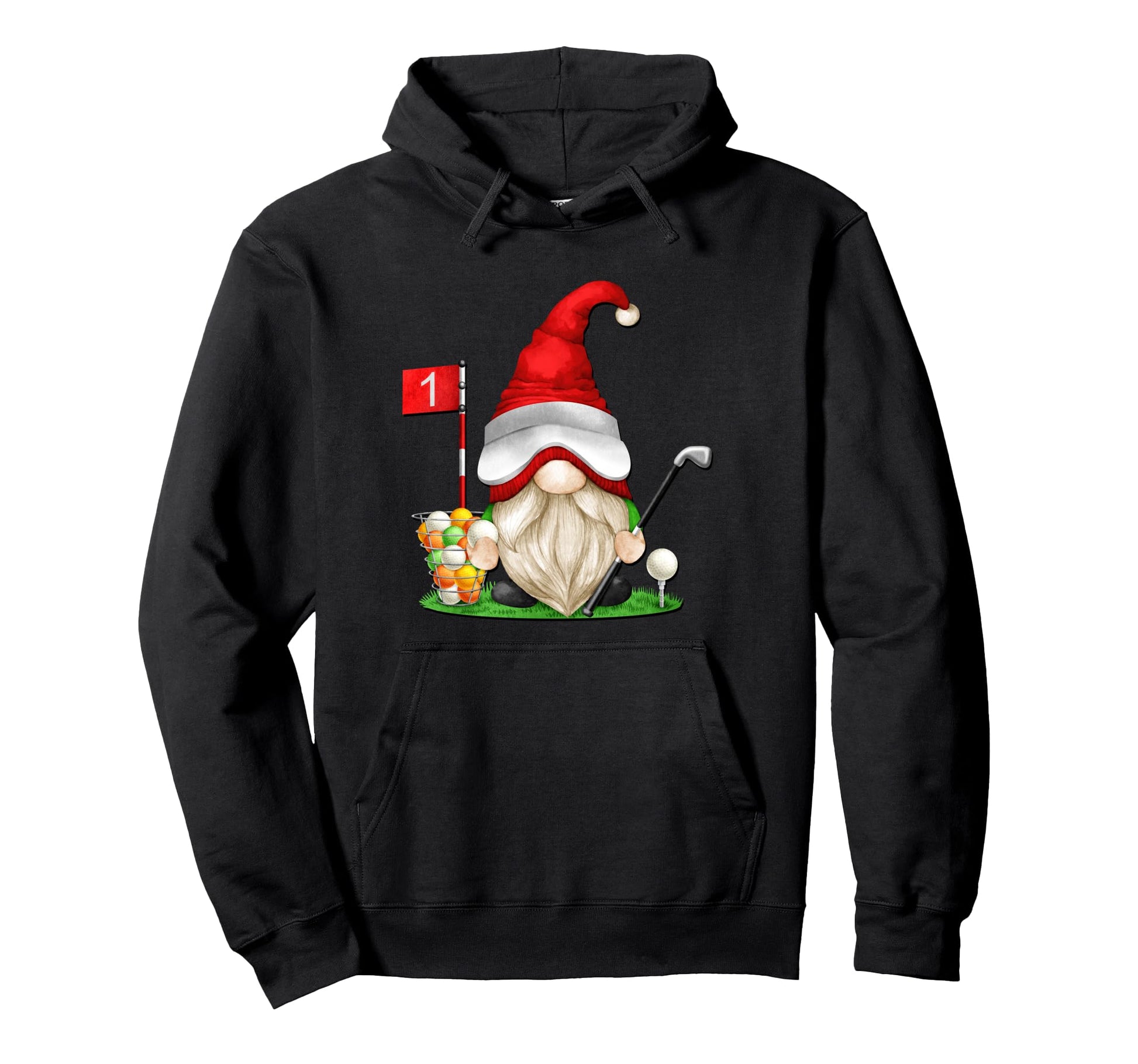 Funny Golf Dad Gnome Golfing Grandpa Life Hoodie - Minimalist Print Unisex - T-Shirt, Sweatshirt, Hoodie