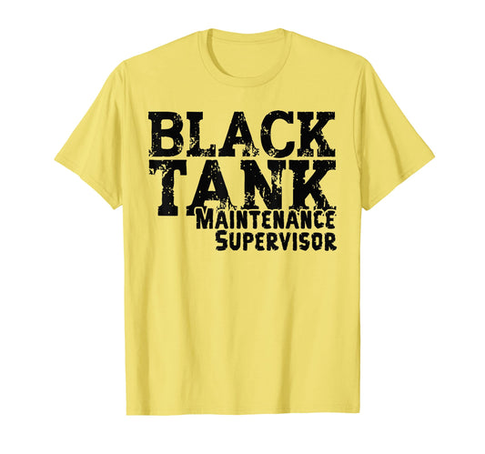 Black Tank Maintenance Supervisor Funny T-Shirt - Trendy Graphic Men Women - T-Shirt, Sweatshirt, Hoodie
