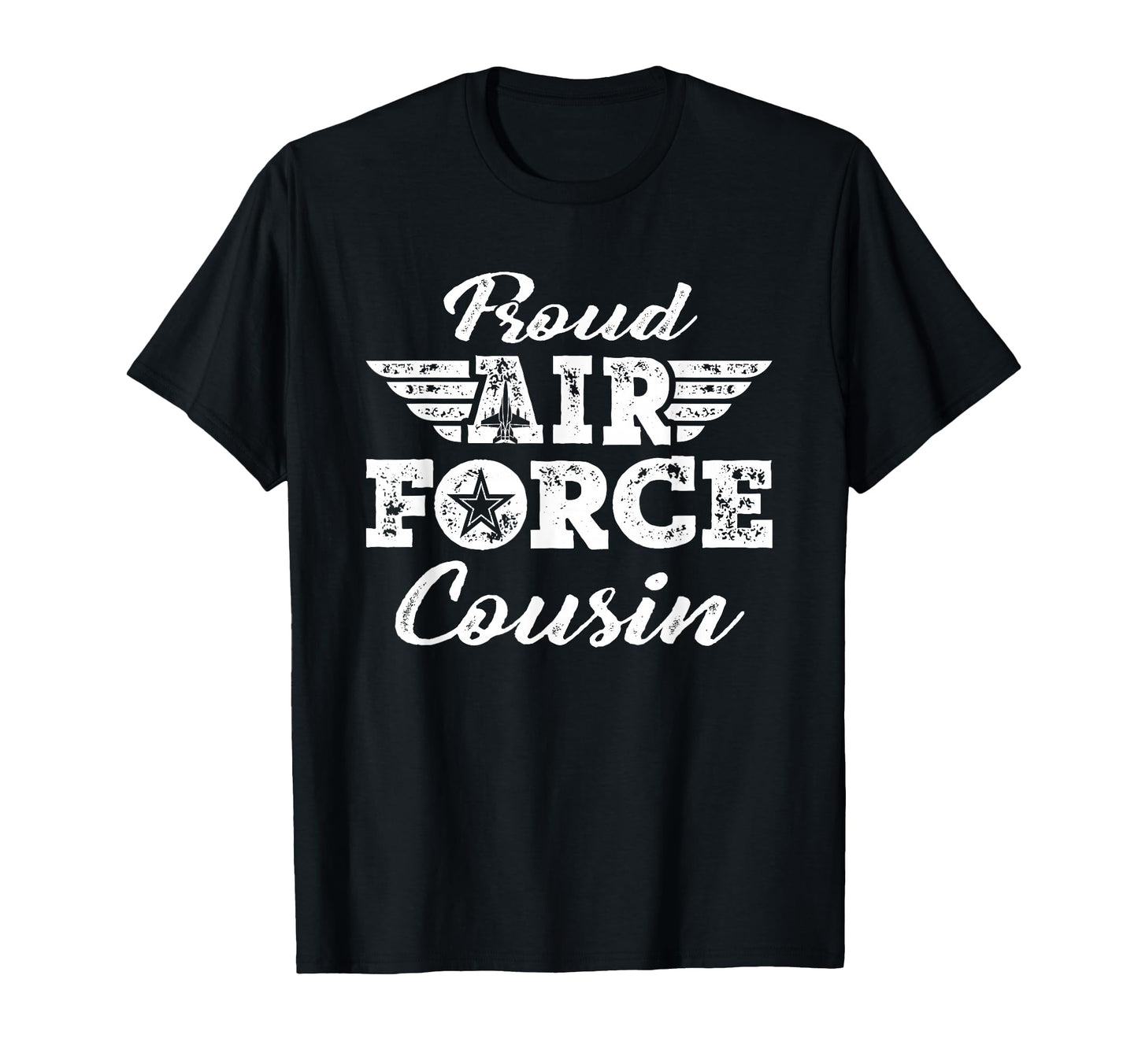 Proud Us Air Force Cousin Pride T-Shirt - Novelty Apparel for Adults - T-Shirt, Sweatshirt, Hoodie