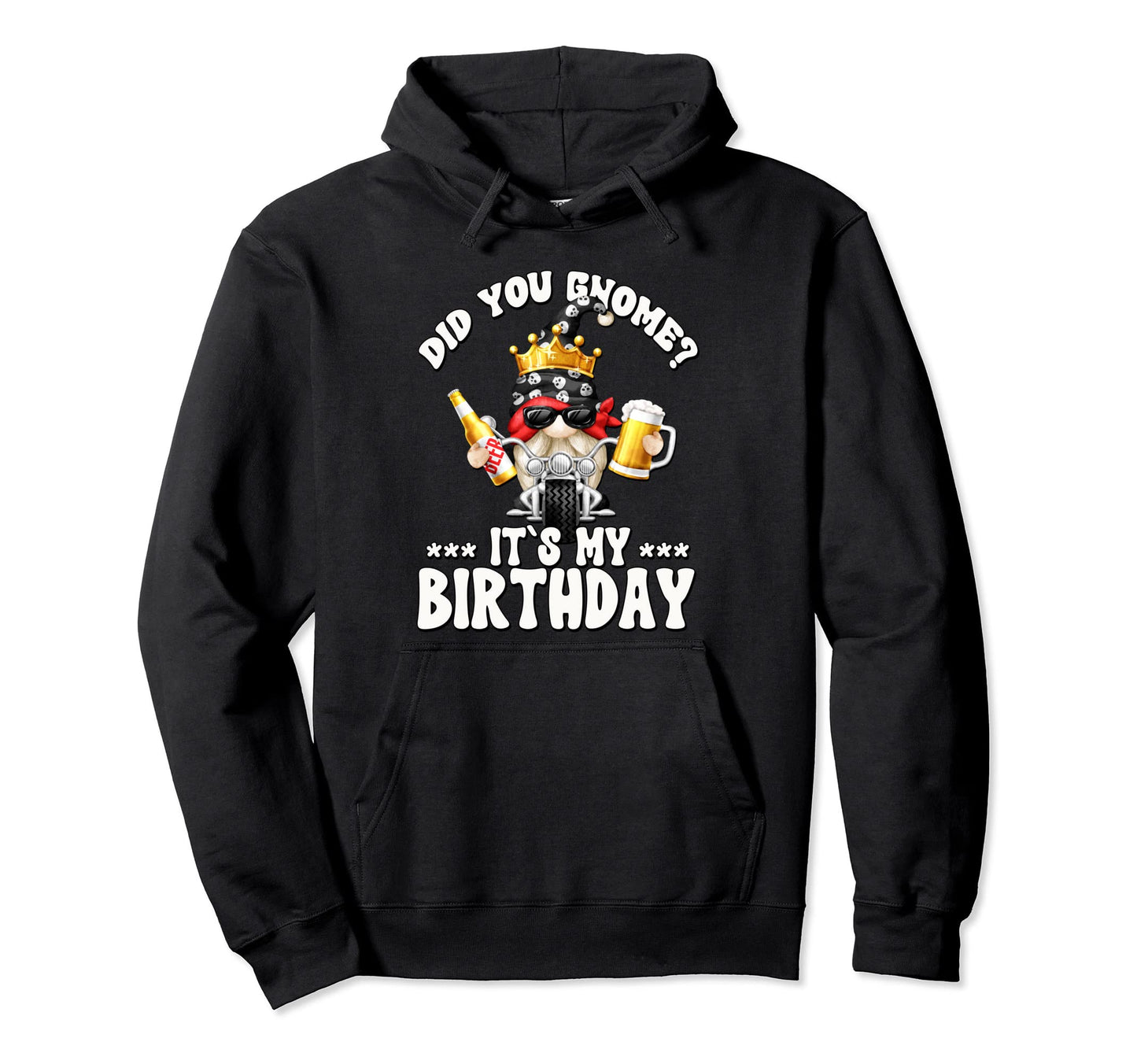 Funny Biker Dad Birthday Outfits Hoodie - Fun Novelty Design Men Women - T-Shirt, Sweatshirt, Hoodie