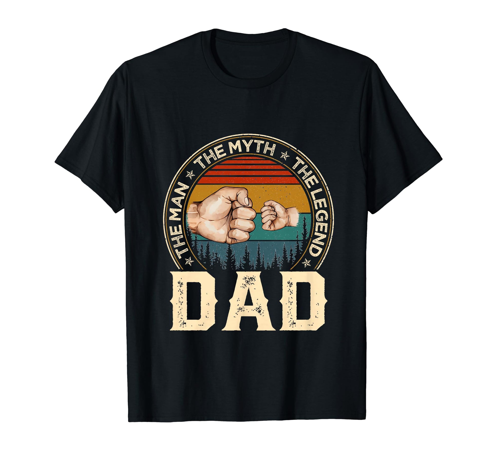 Dad Myth Legend Fathers Day T-Shirt - Minimalist Print for Adults - T-Shirt, Sweatshirt, Hoodie