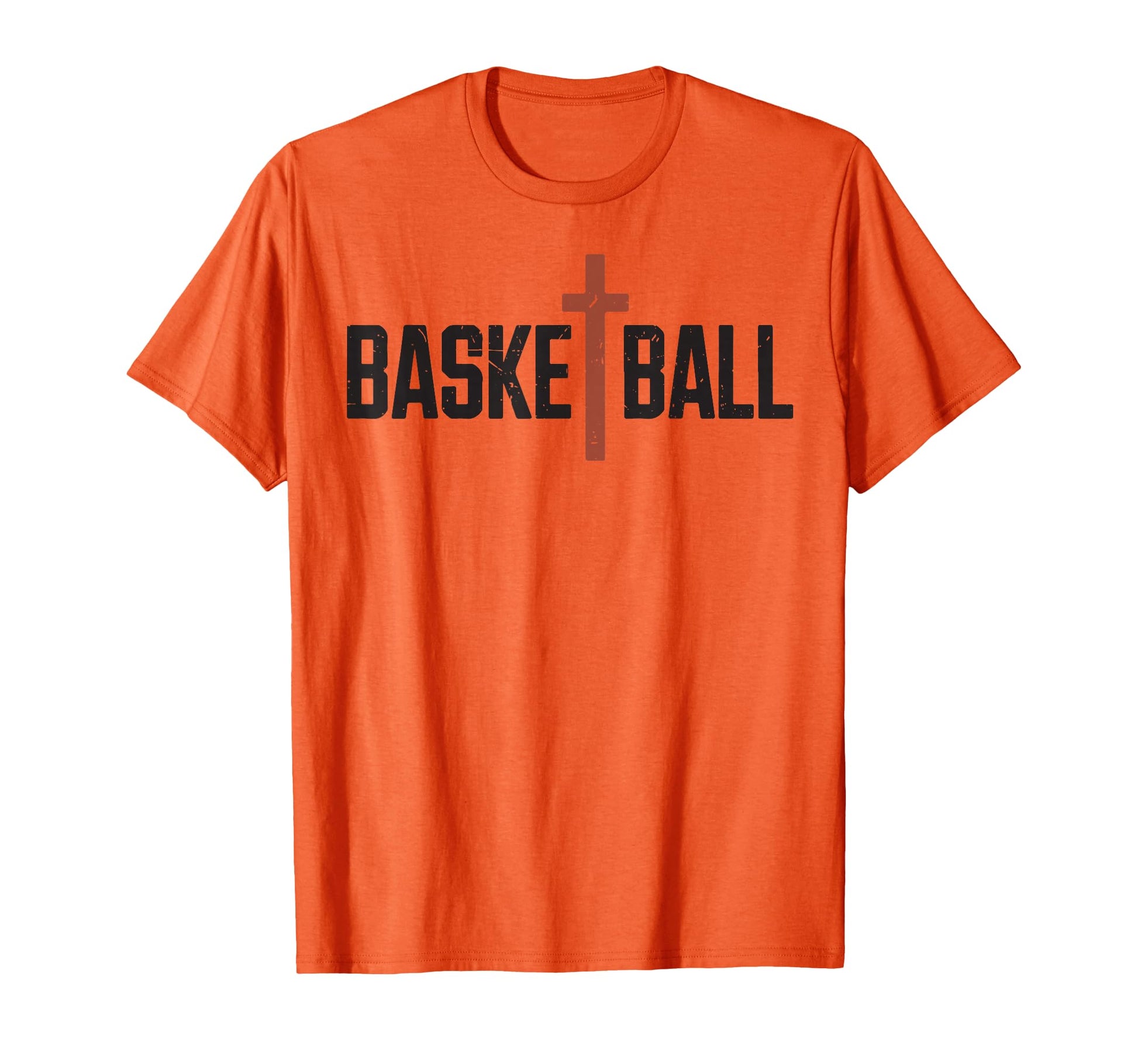 Christian Basketball Cross Religious T-Shirt - Graphic Print Men Women - T-Shirt, Sweatshirt, Hoodie