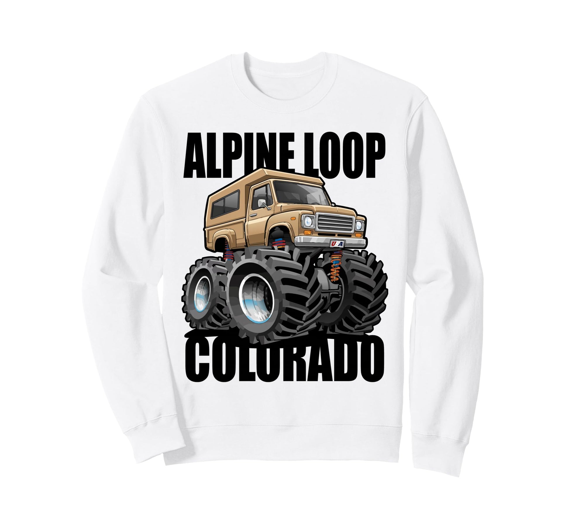 Alpine Loop Colorado Overlanding Sweatshirt - Trendy Graphic for Adults - T-Shirt, Sweatshirt, Hoodie