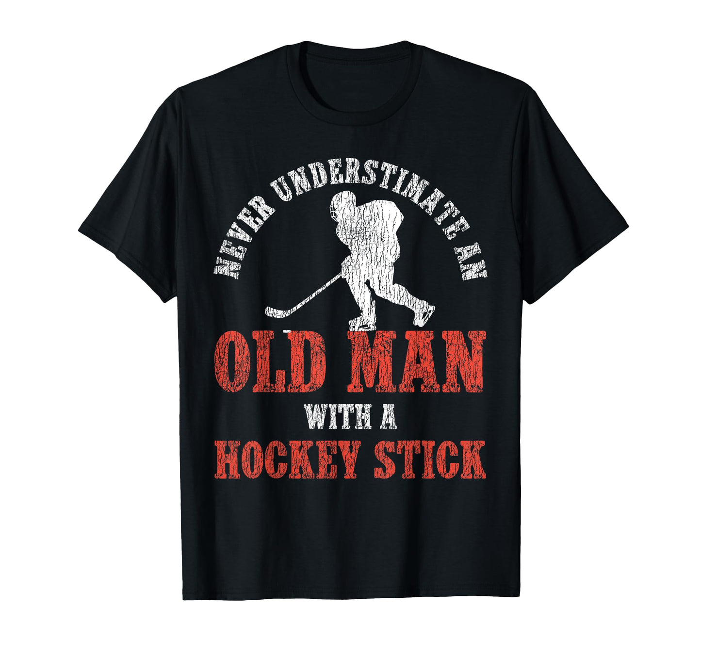 Ice Hockey Dad Father Never T-Shirt - Casual Everyday Wear Men Women - T-Shirt, Sweatshirt, Hoodie