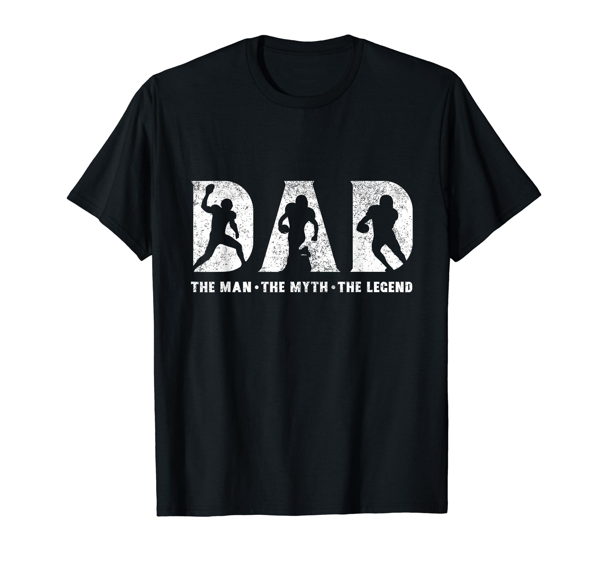 Football Dad Myth Legend Fathers Day T-Shirt - Unique Graphic Men Women - T-Shirt, Sweatshirt, Hoodie