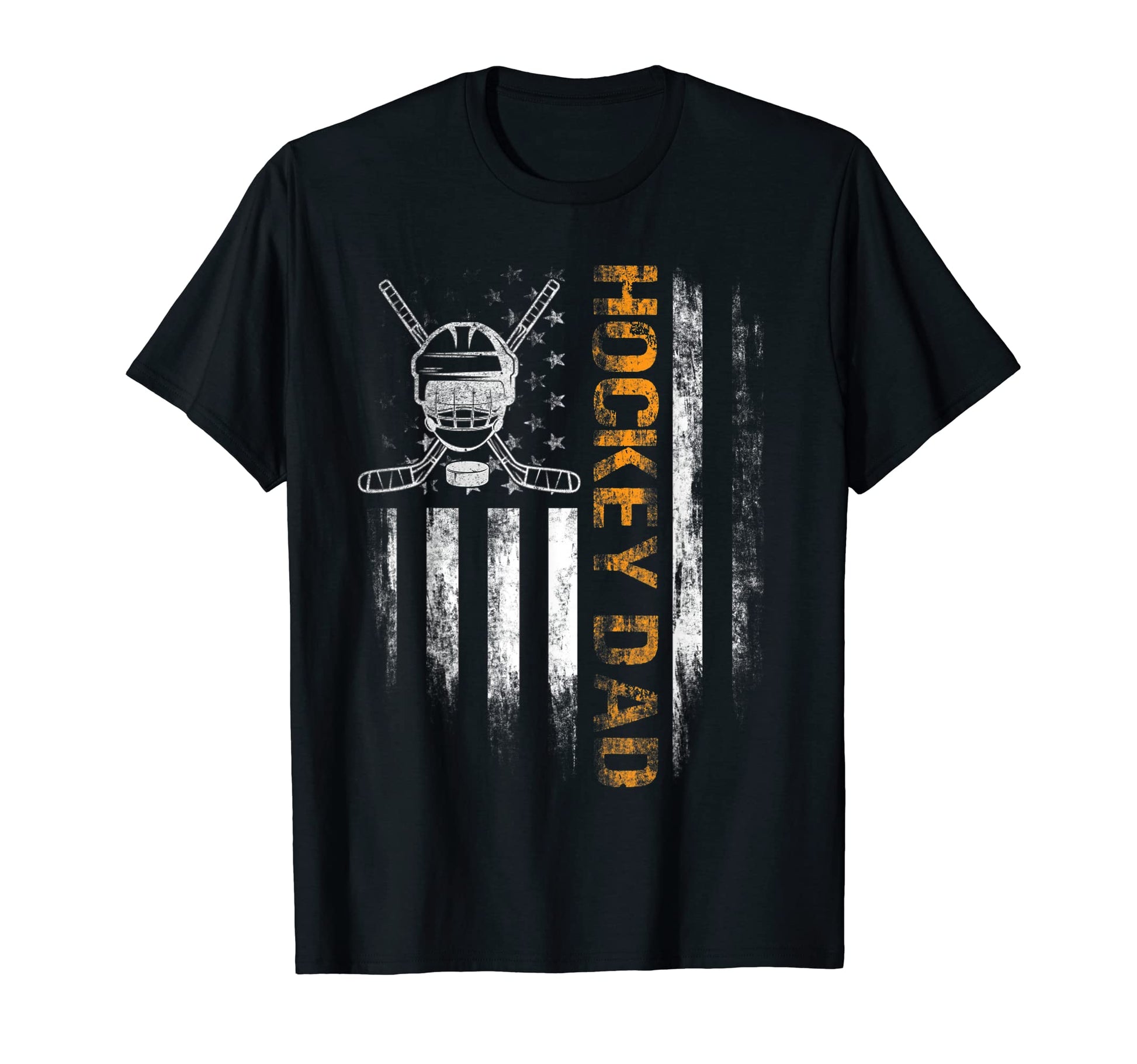 Mens Patriotic Ice Hockey Dad T-Shirt - Streetwear Style for Adults - T-Shirt, Sweatshirt, Hoodie